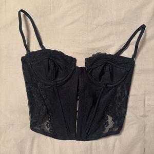 Edikted Black Lace Bustier